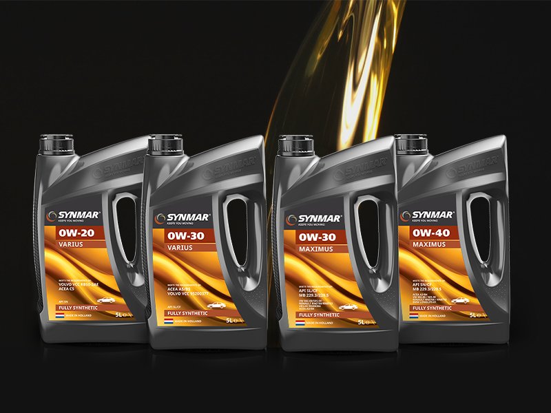 Synmar Varius en Maximus motoroliën in 5 liter verpakking